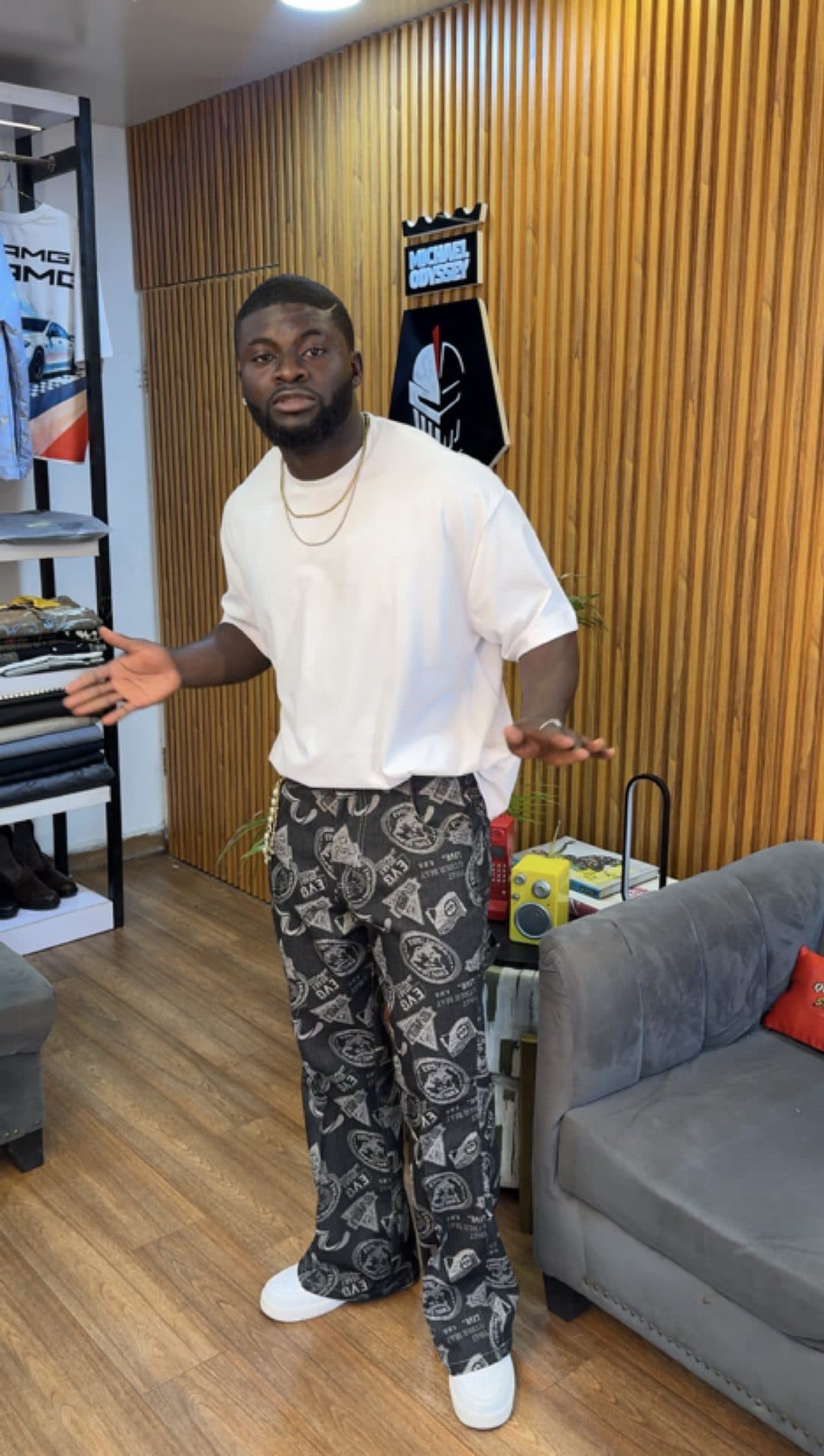 Stonewash Relic Denim Pants