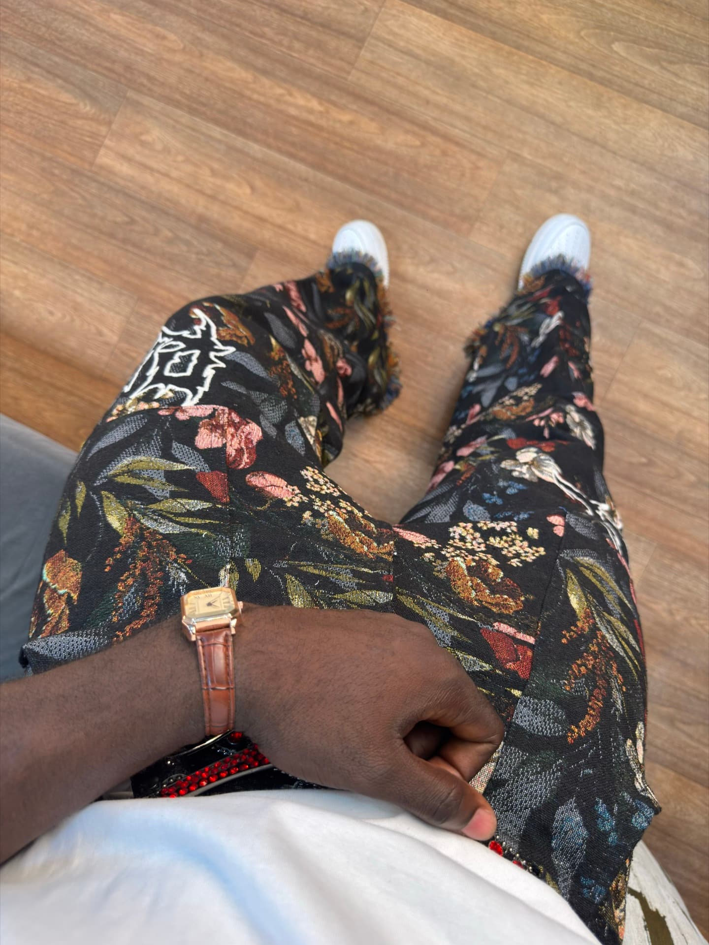 Rebel Noir Frills Trousers