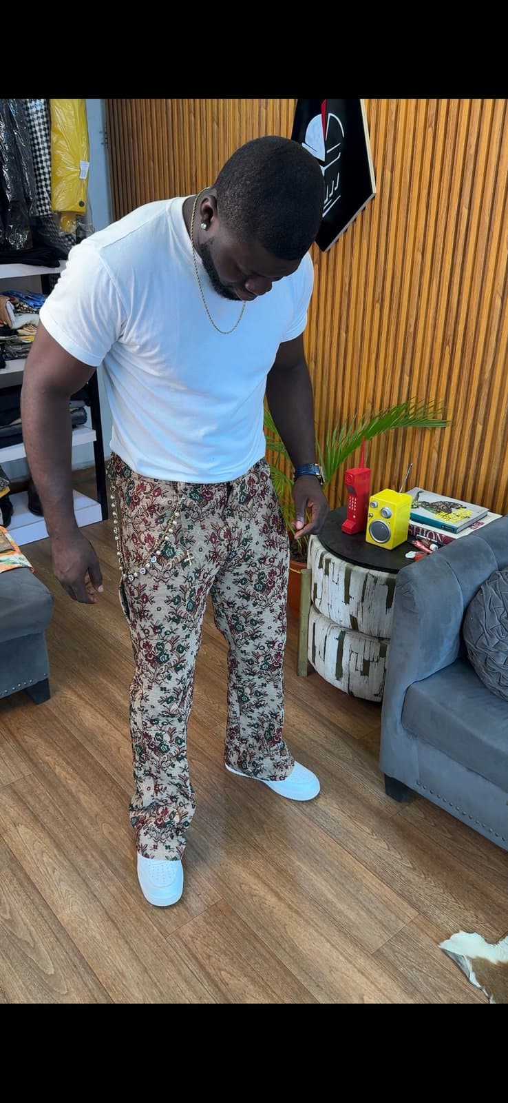 Brown Tapestry Pants