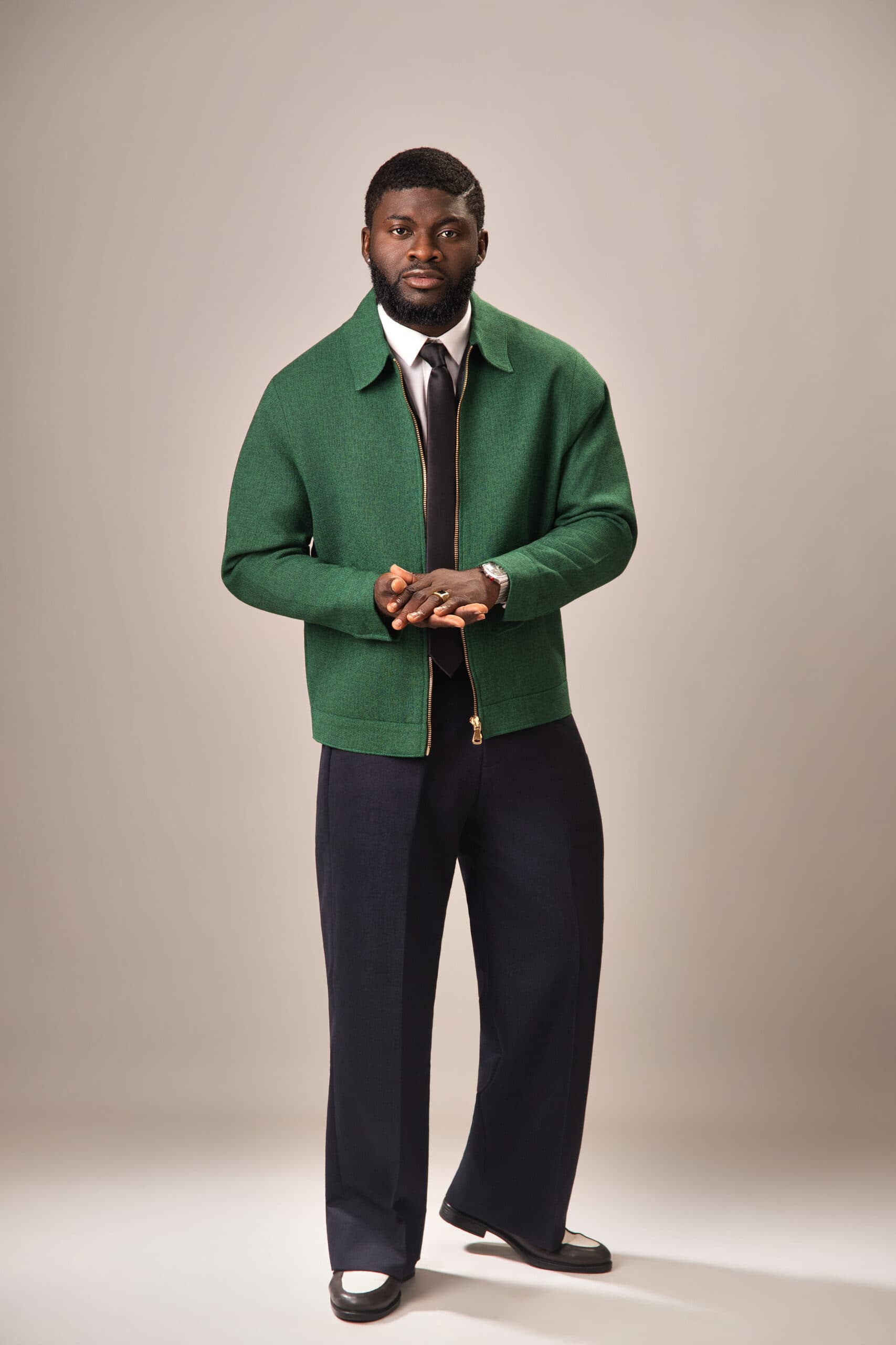 Green Zipper Jacket