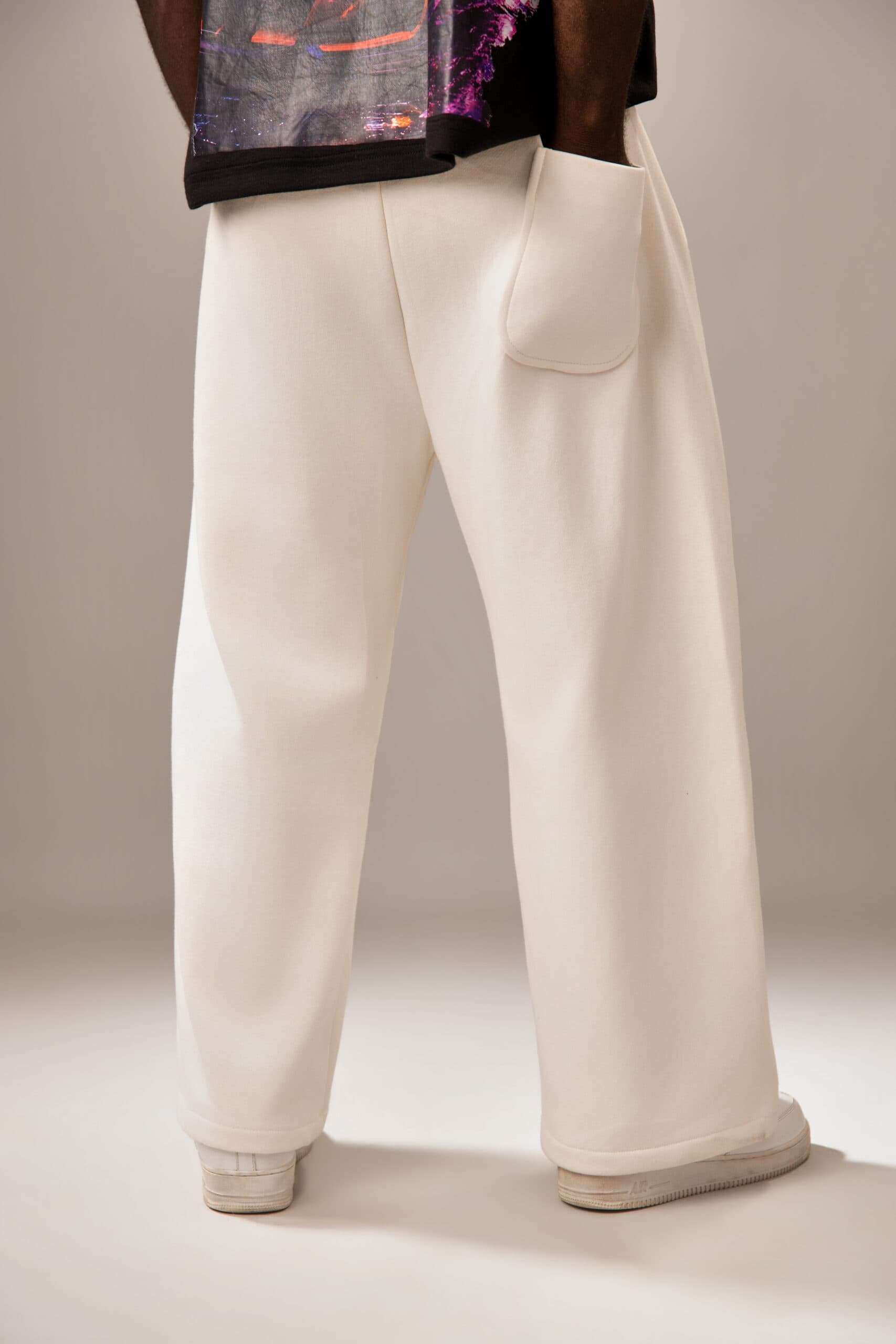 Cream Sweatpants