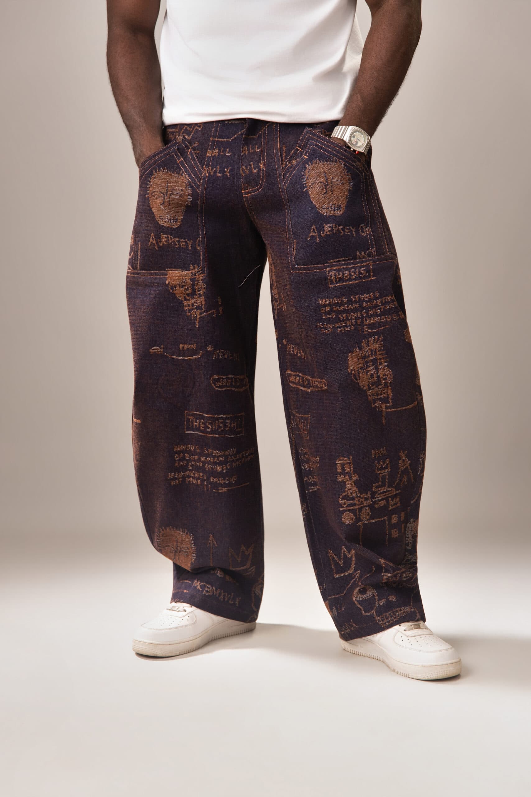 Skulls & Scripture Denim Jeans