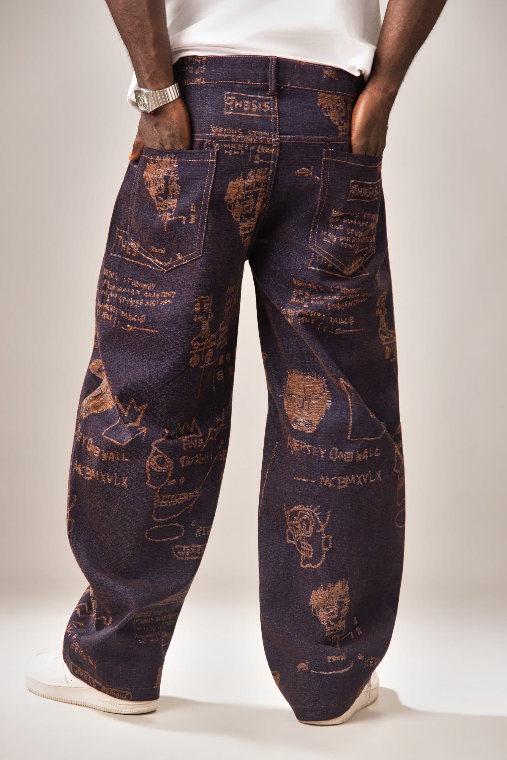 Skulls & Scripture Denim Jeans