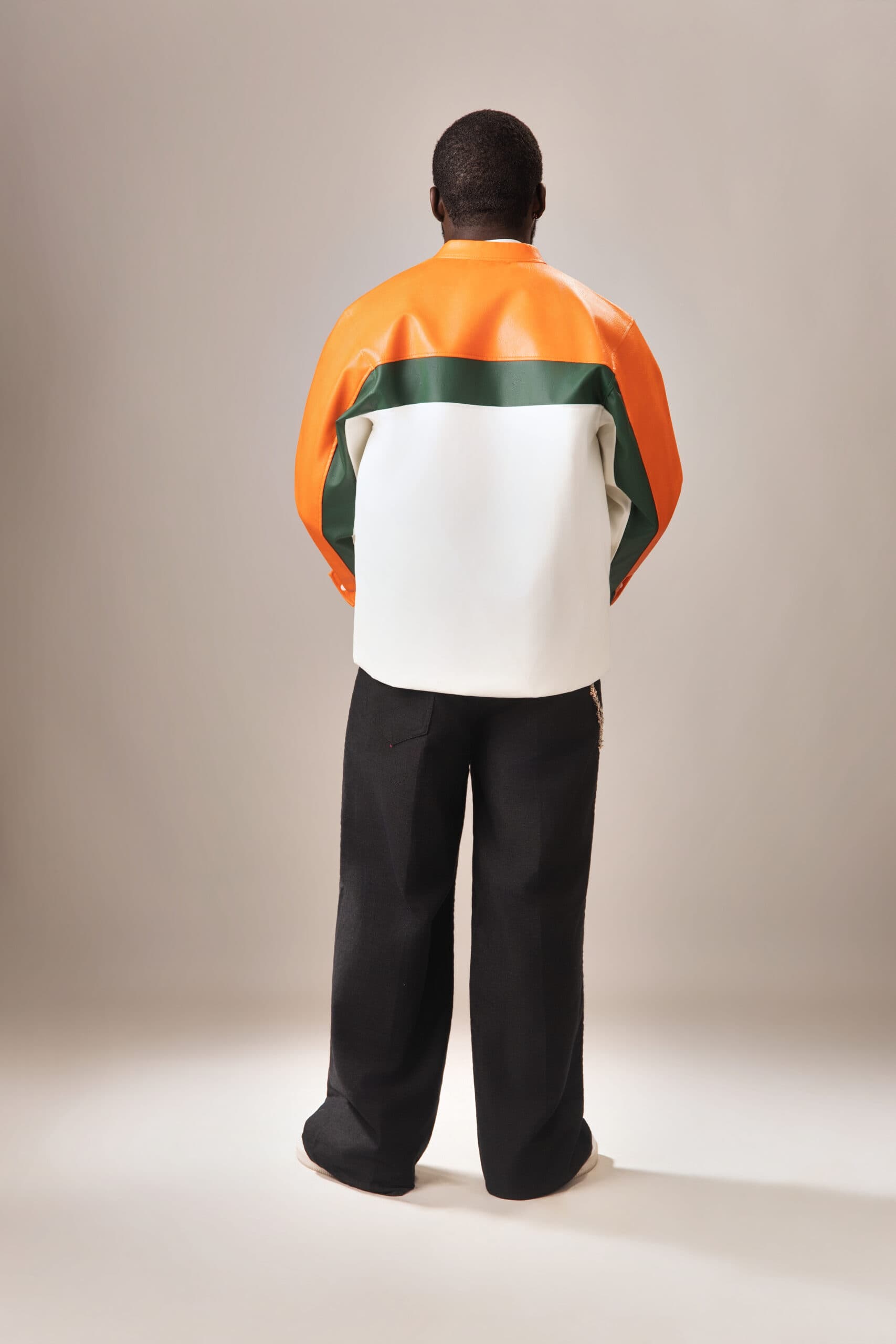 Colour-Block Racer Jacket
