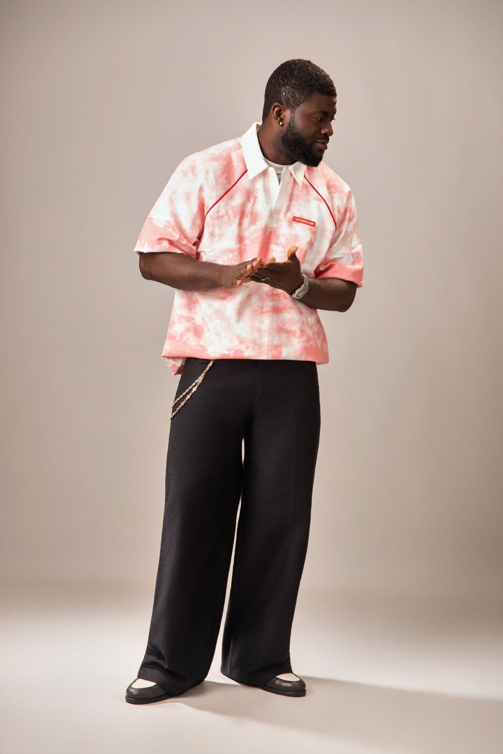Red Coral Rugby Polo Shirt