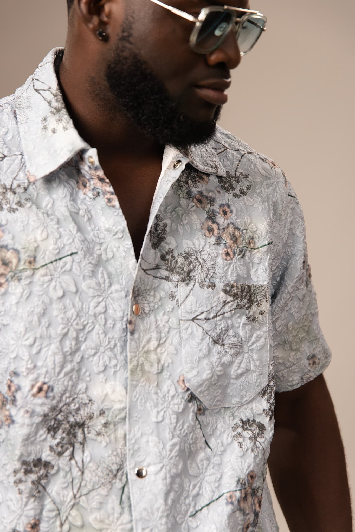 Textured Blossom Shirt