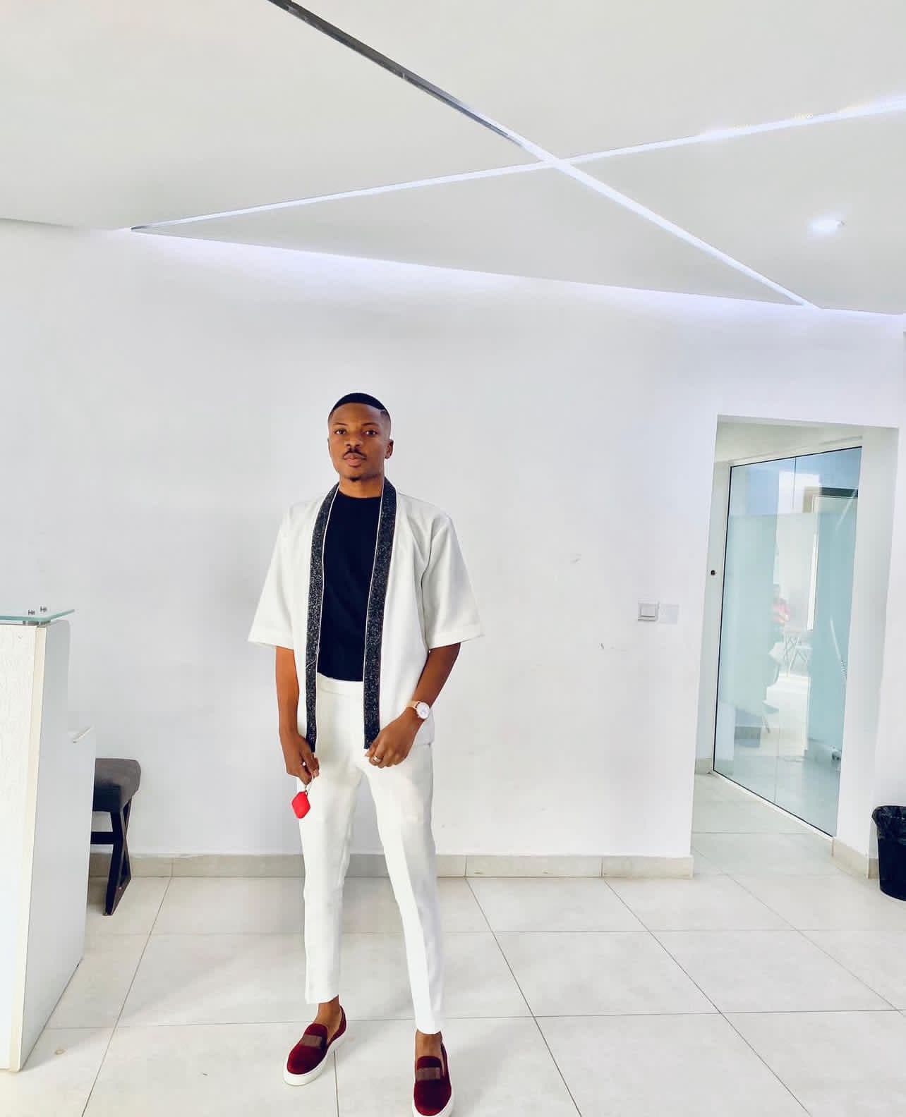 Ivory Stoned Kimono set