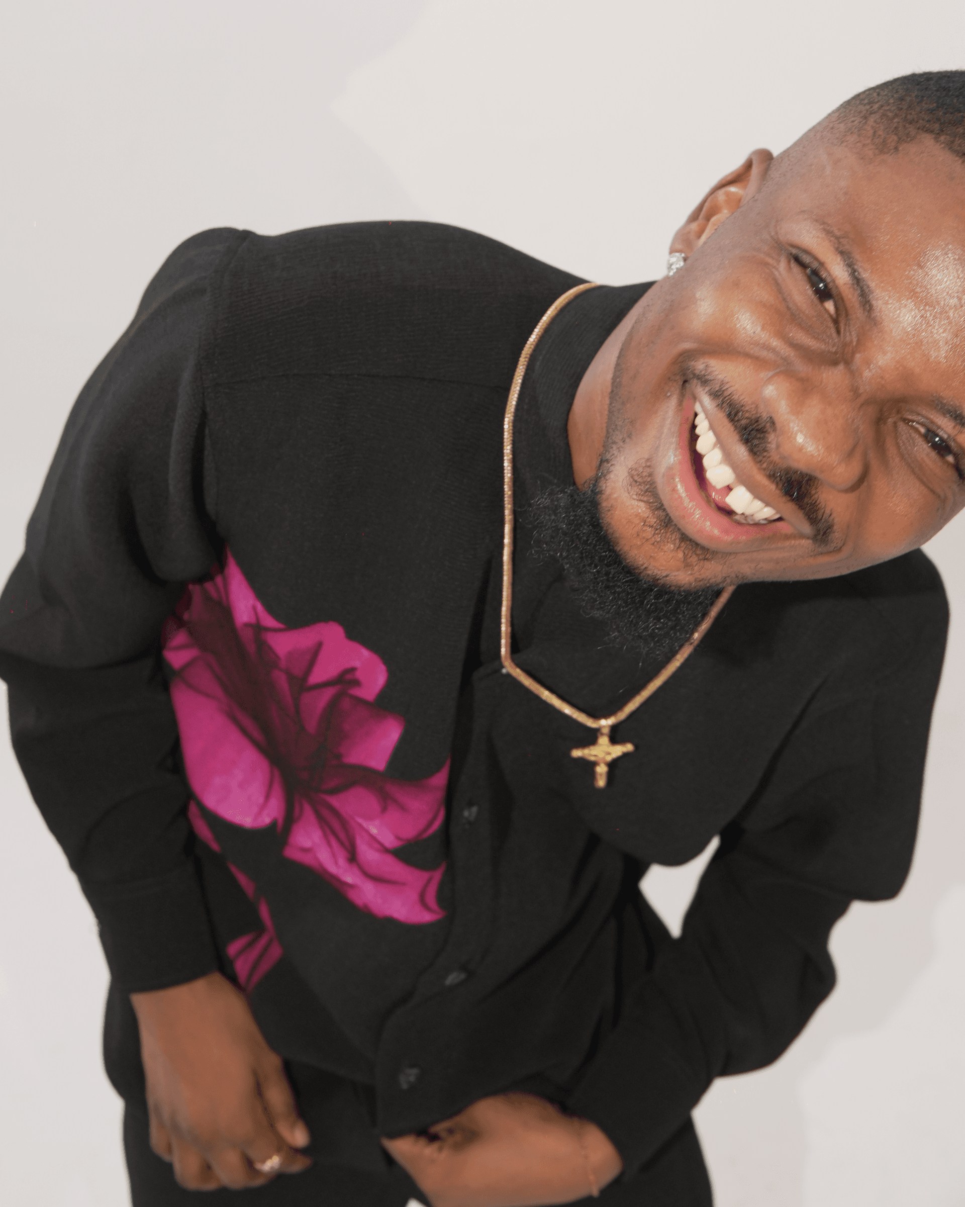 Black Flore Two Piece set