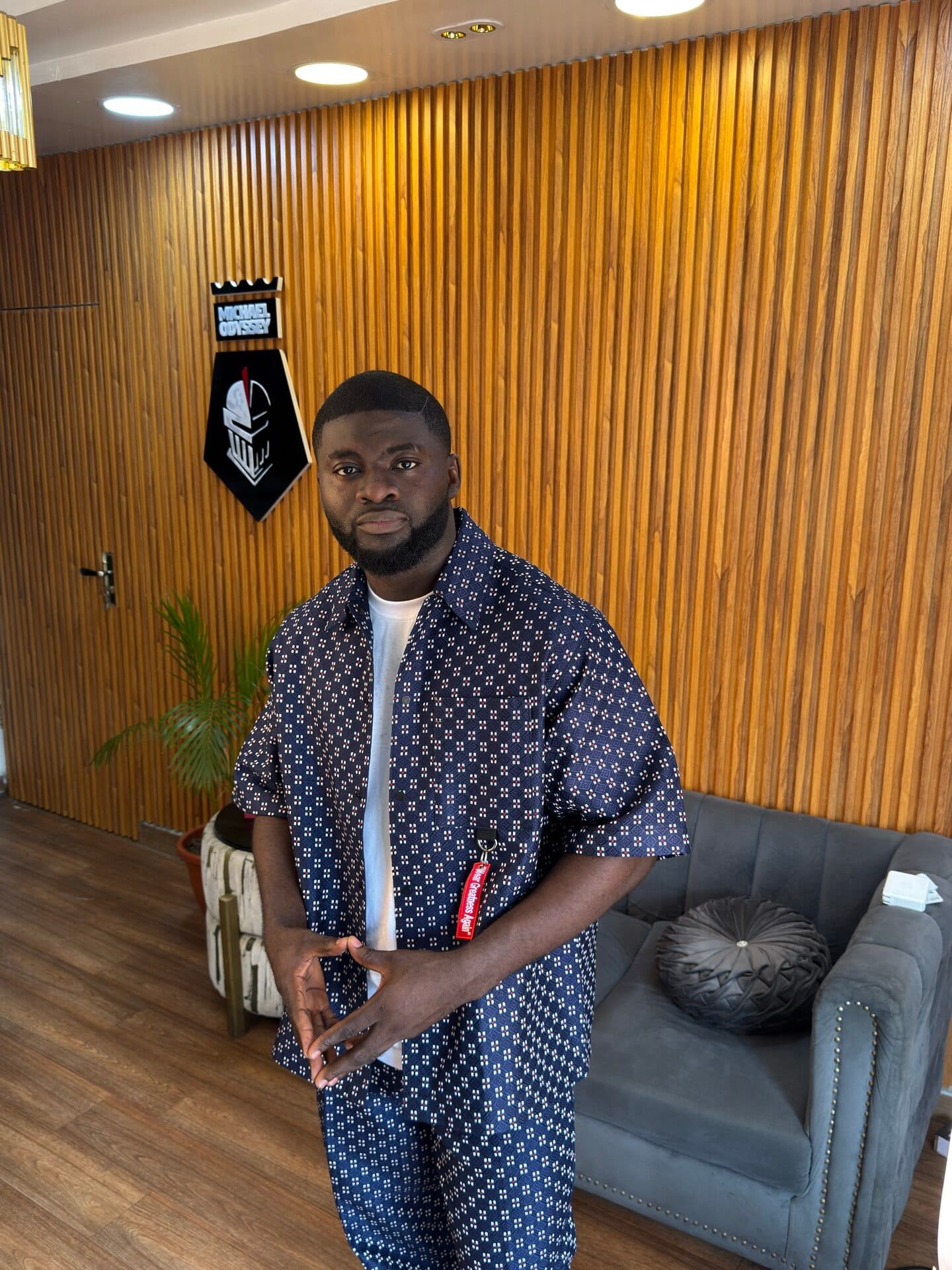 Basket Blue Mosaic Co-Ord Set