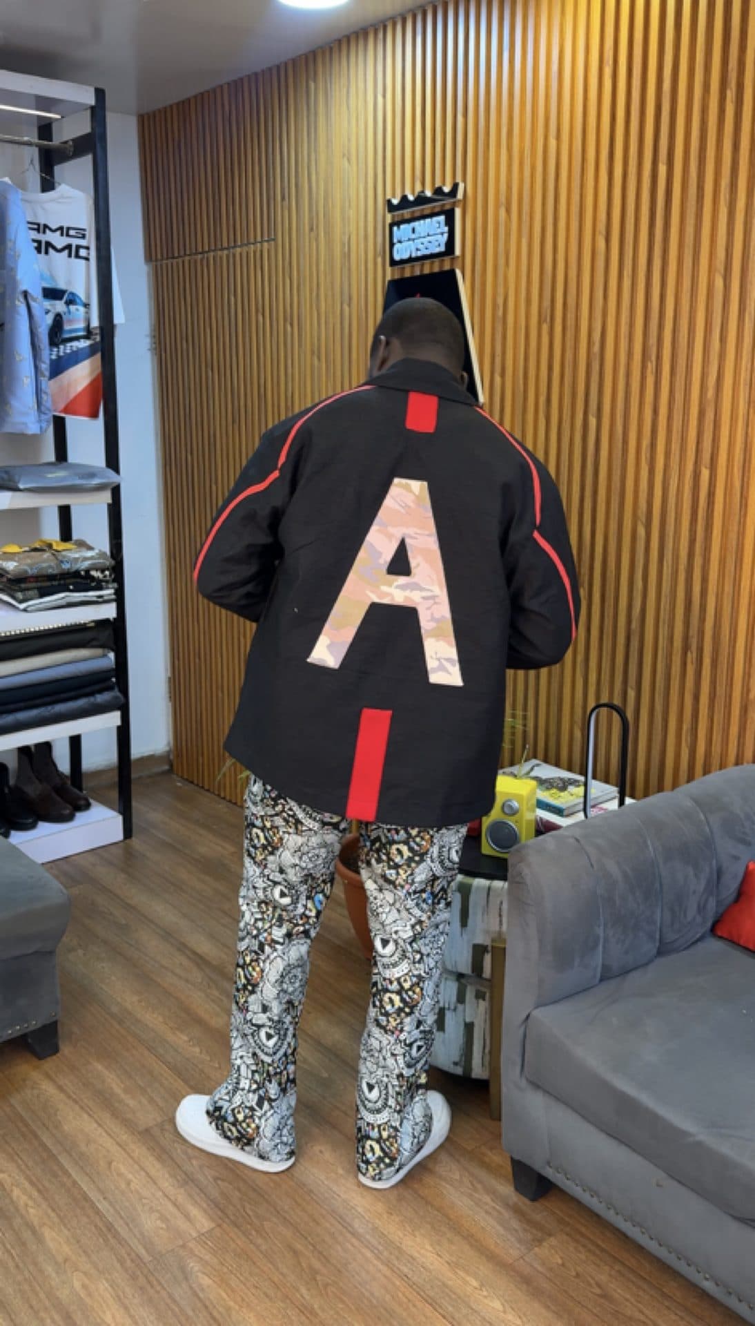 Ivory Relic Tapestry Pants