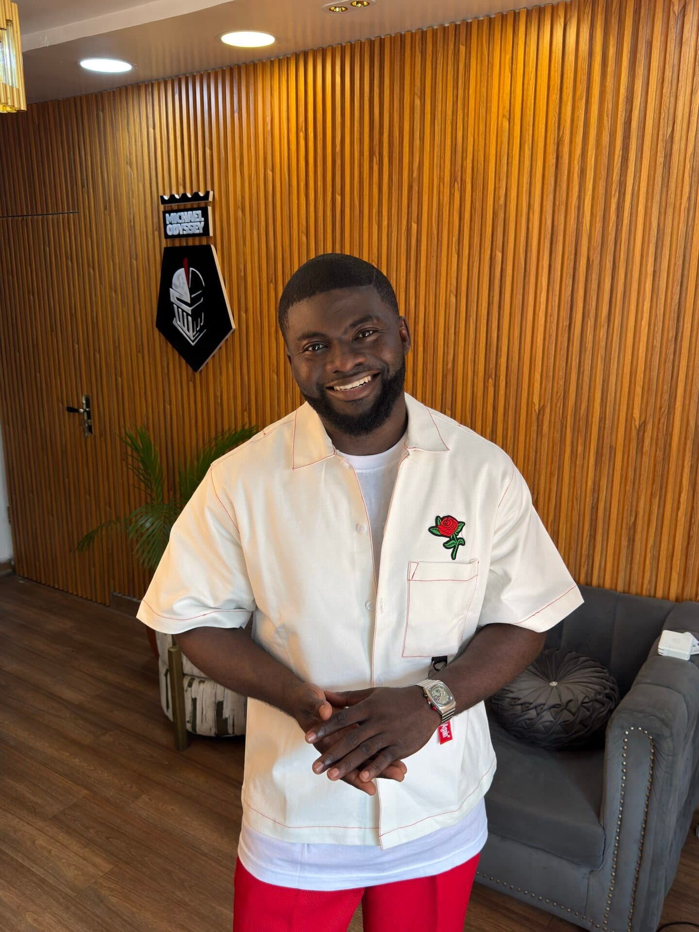 Ivory Rose Signature Camp Shirt