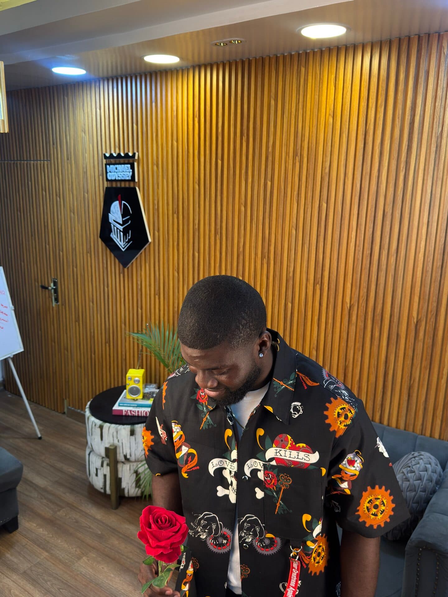 Love Relic Midnight Print Shirt