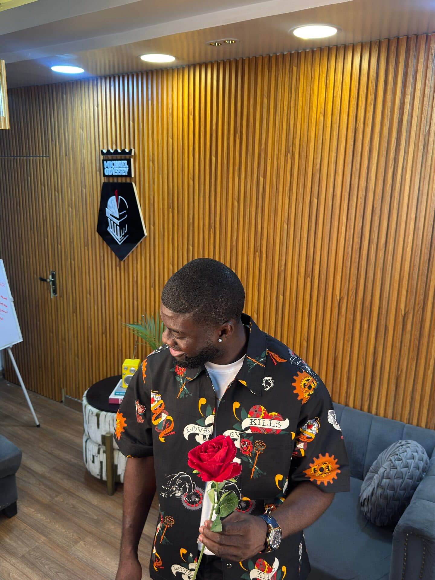 Love Relic Midnight Print Shirt