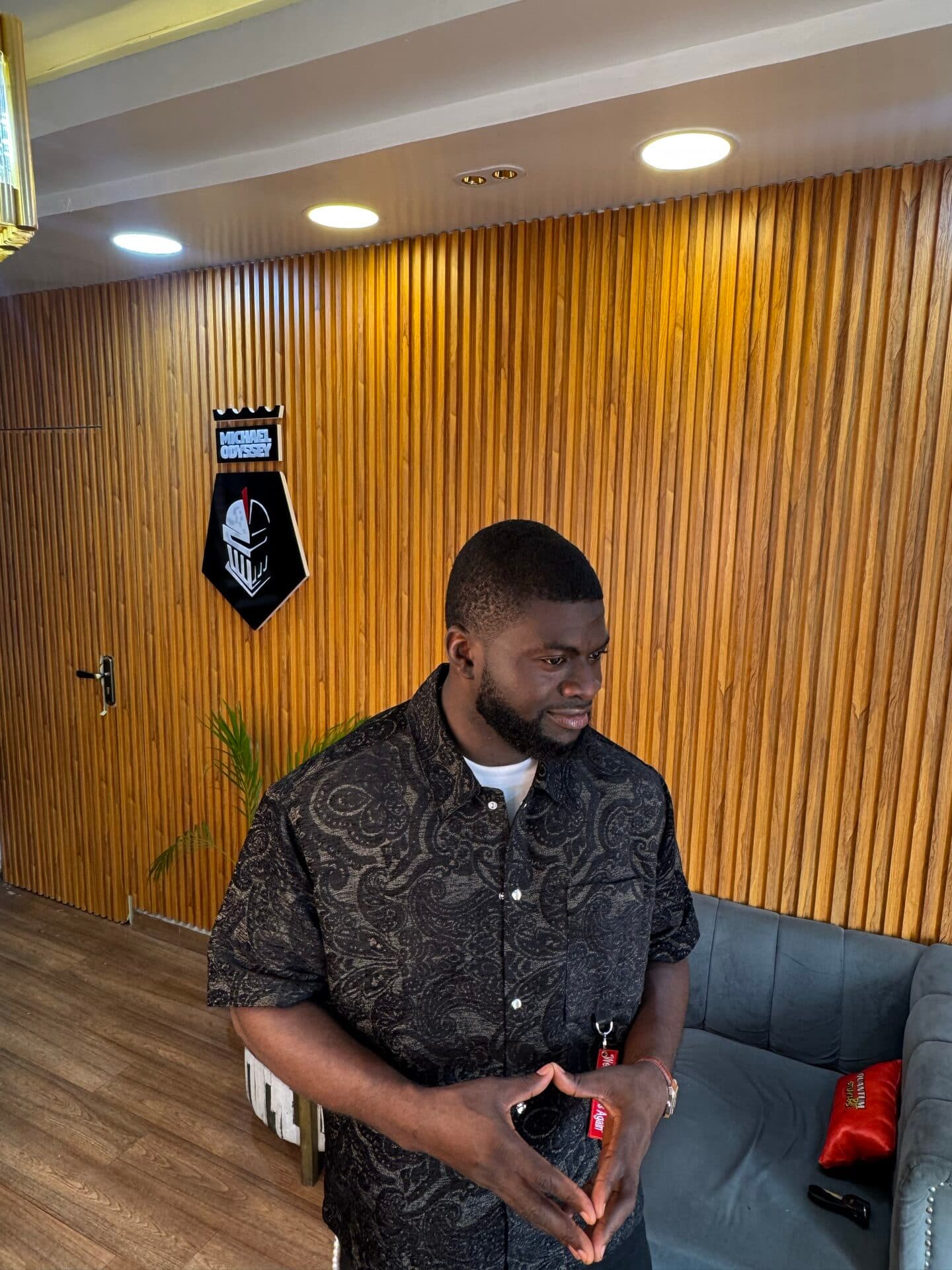 Noir Paisley Tapestry Shirt