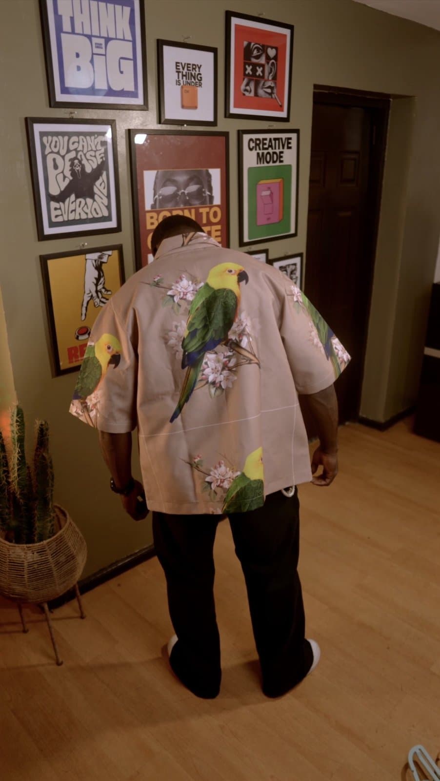 Parrot Prince Tapestry Shirt