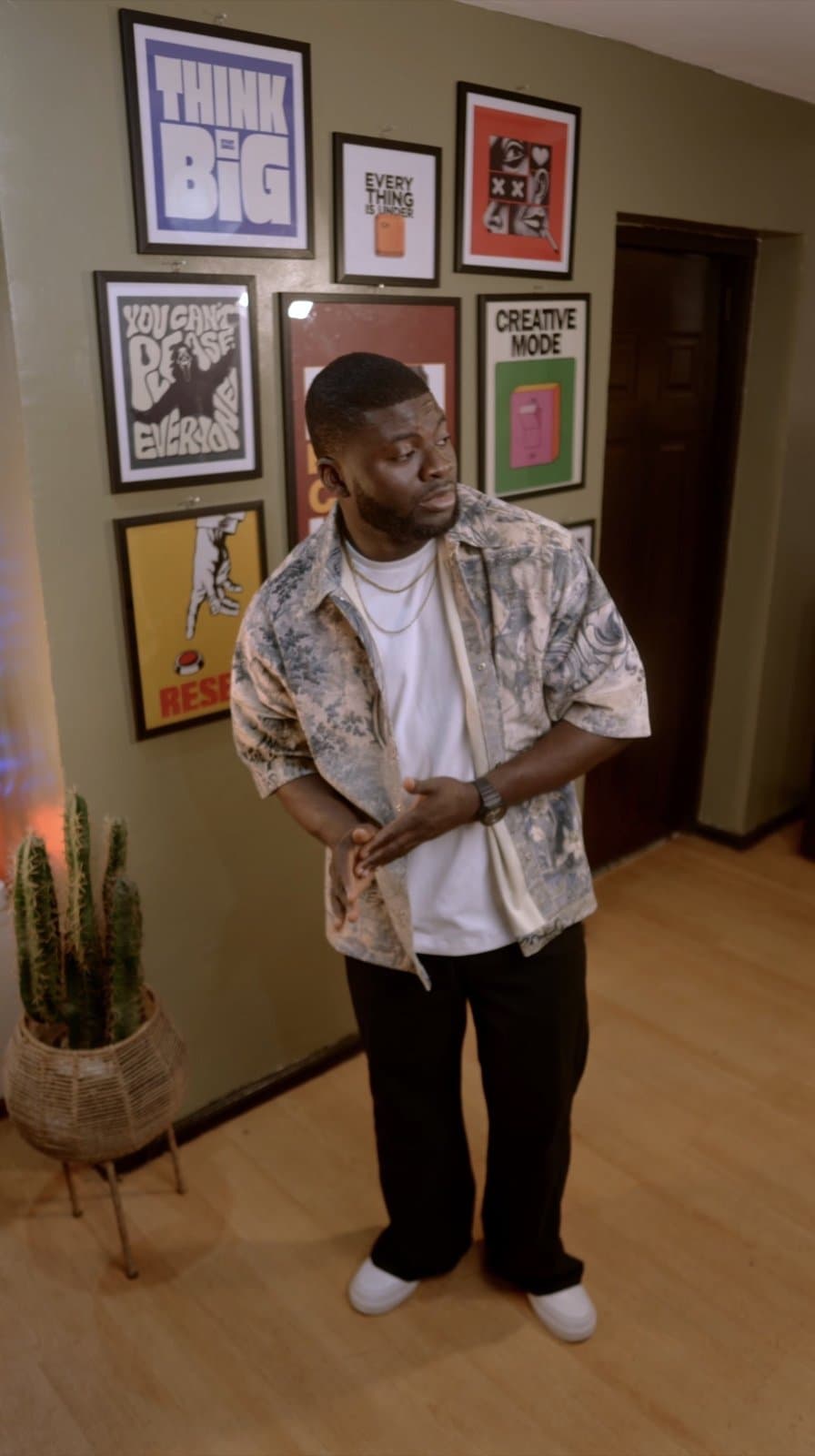 Indigo Tapestry Shirt