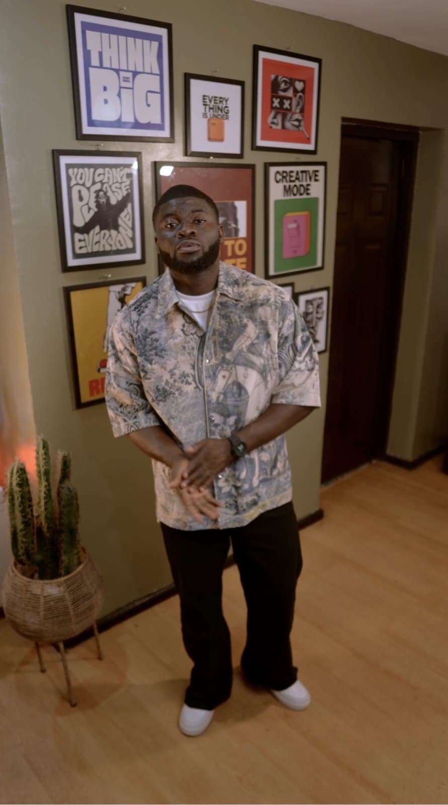 Indigo Tapestry Shirt