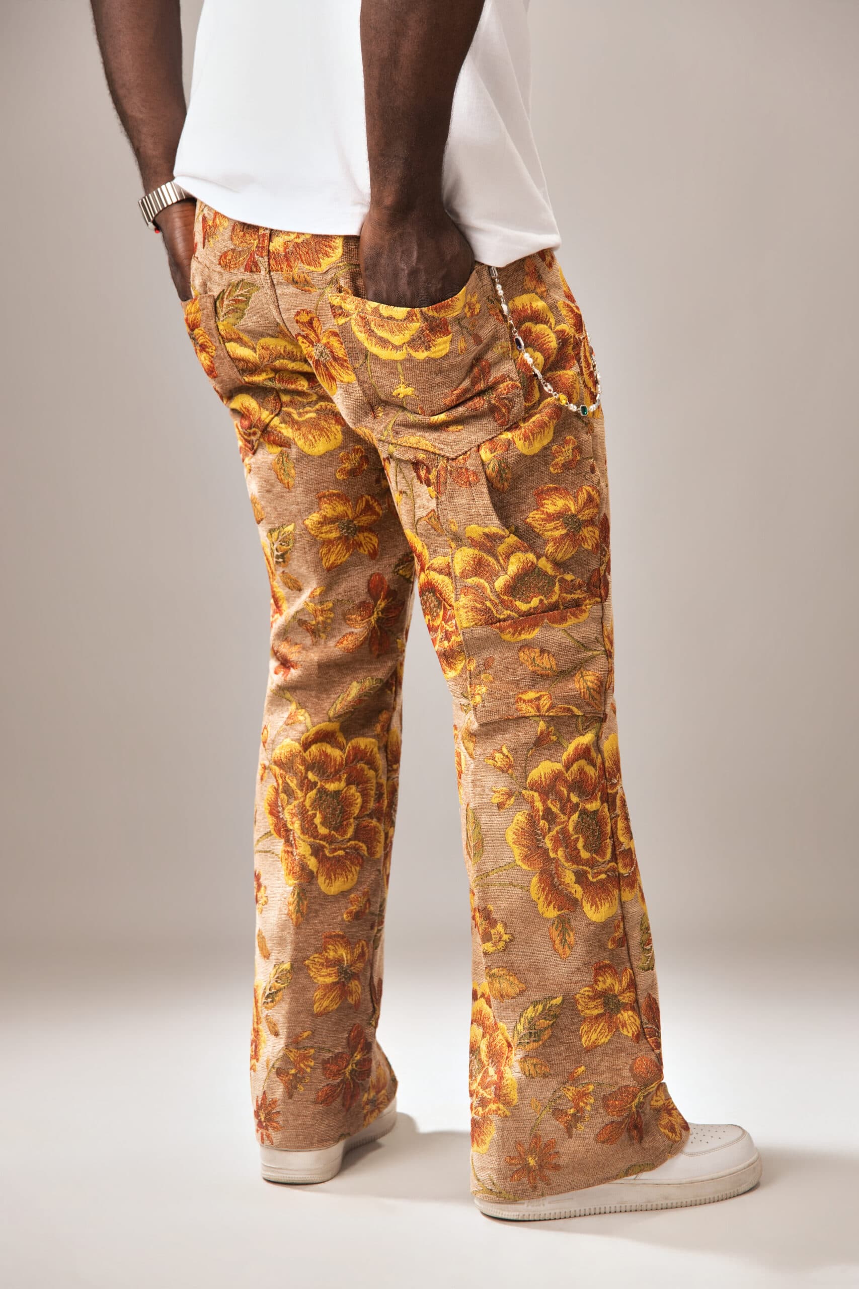 Amber Blossom Tapestry Pants