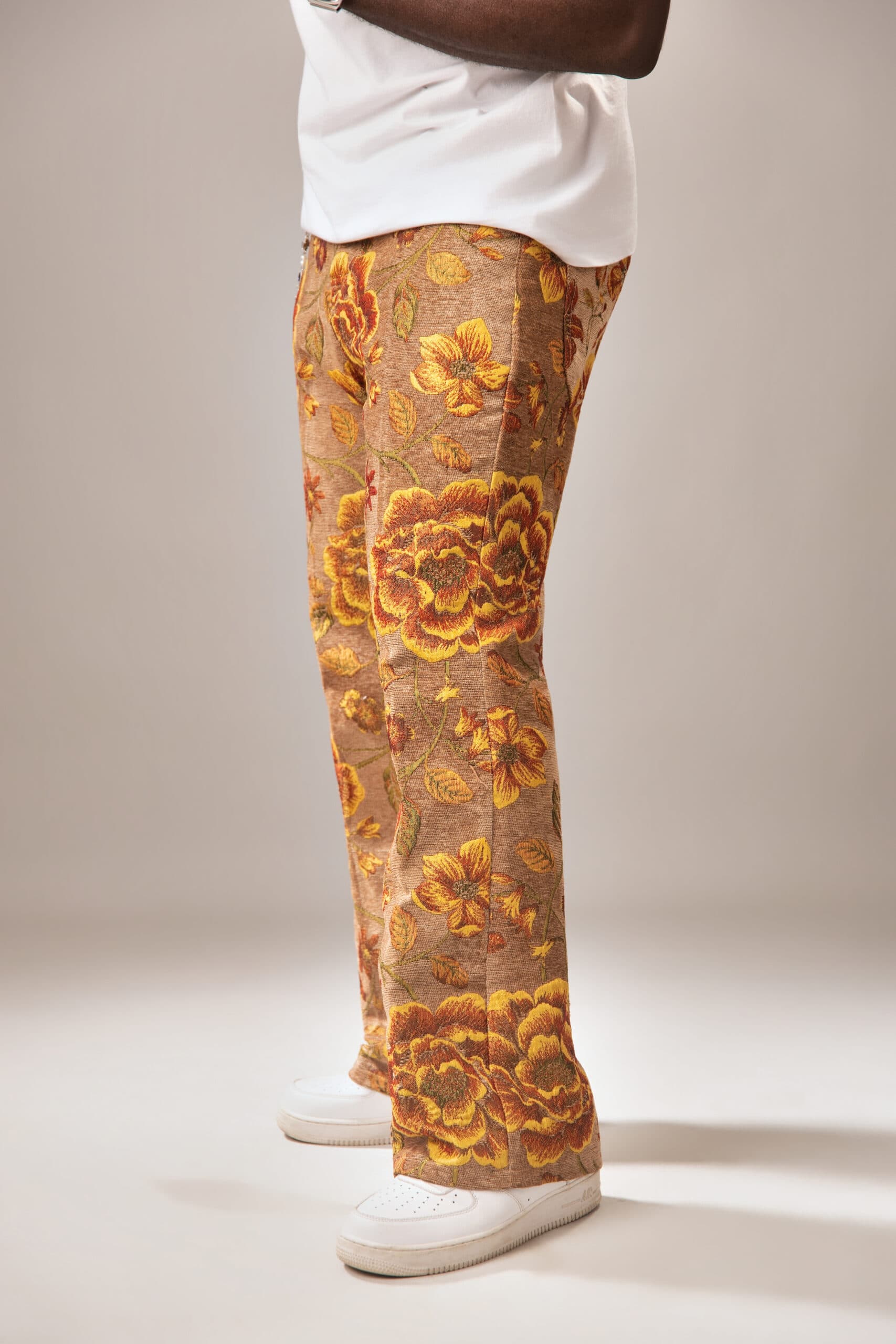 Amber Blossom Tapestry Pants
