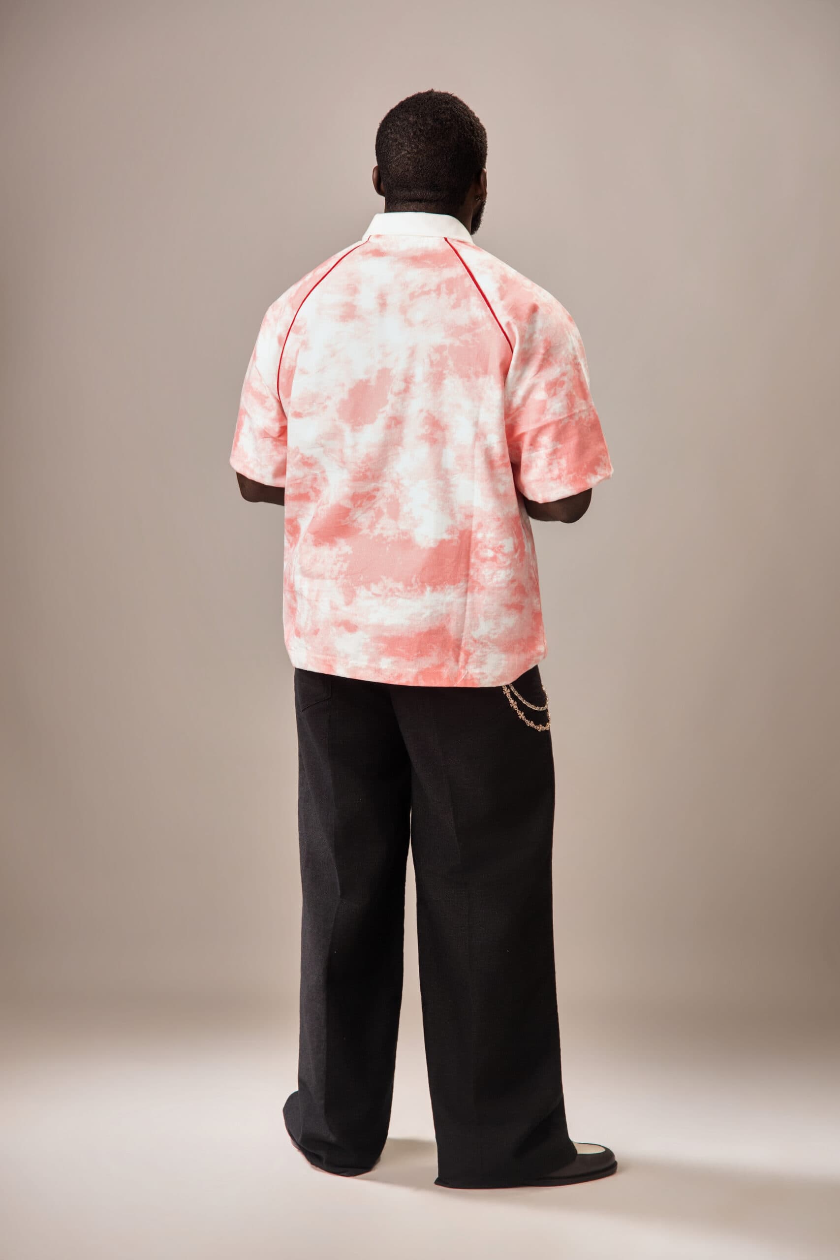 Red Coral Rugby Polo Shirt