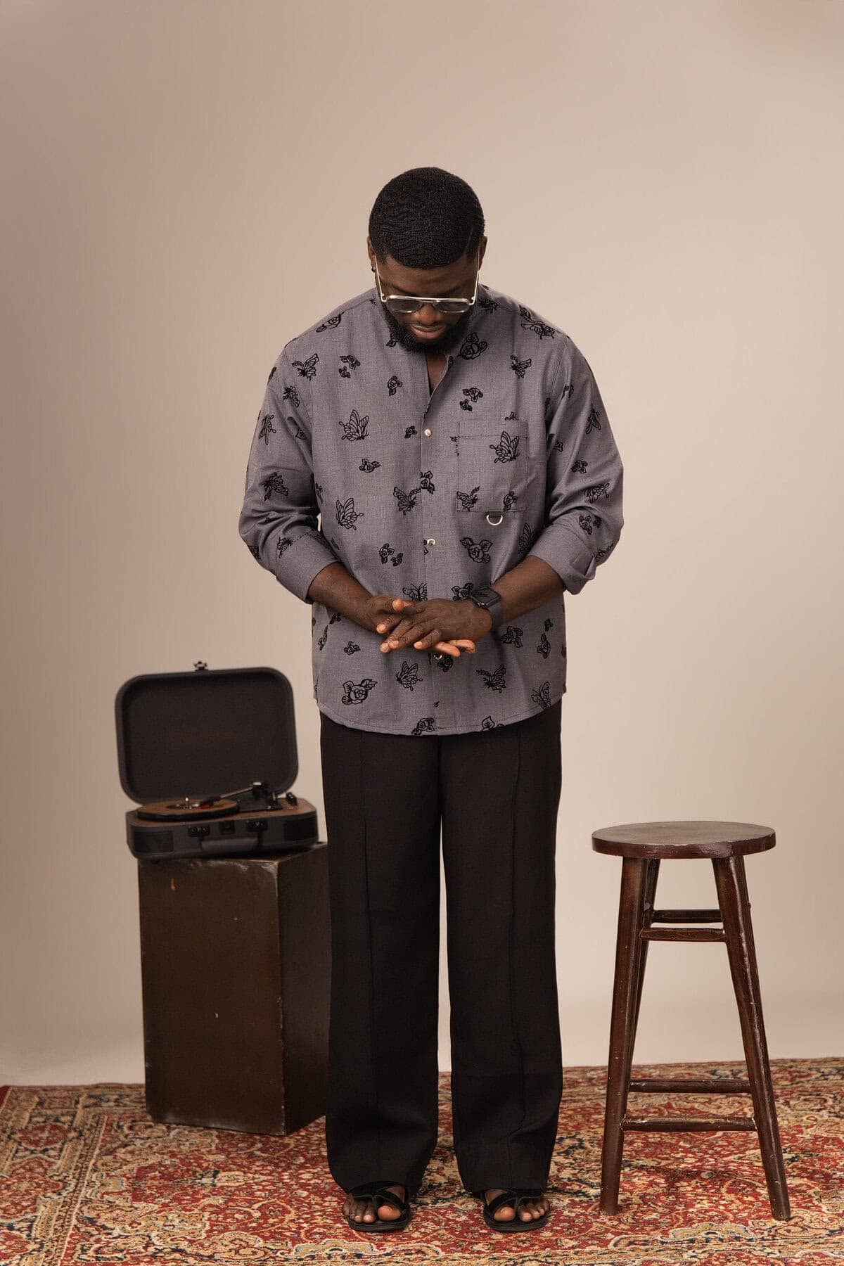 METAMORPHOSIS Mandarin Shirt
