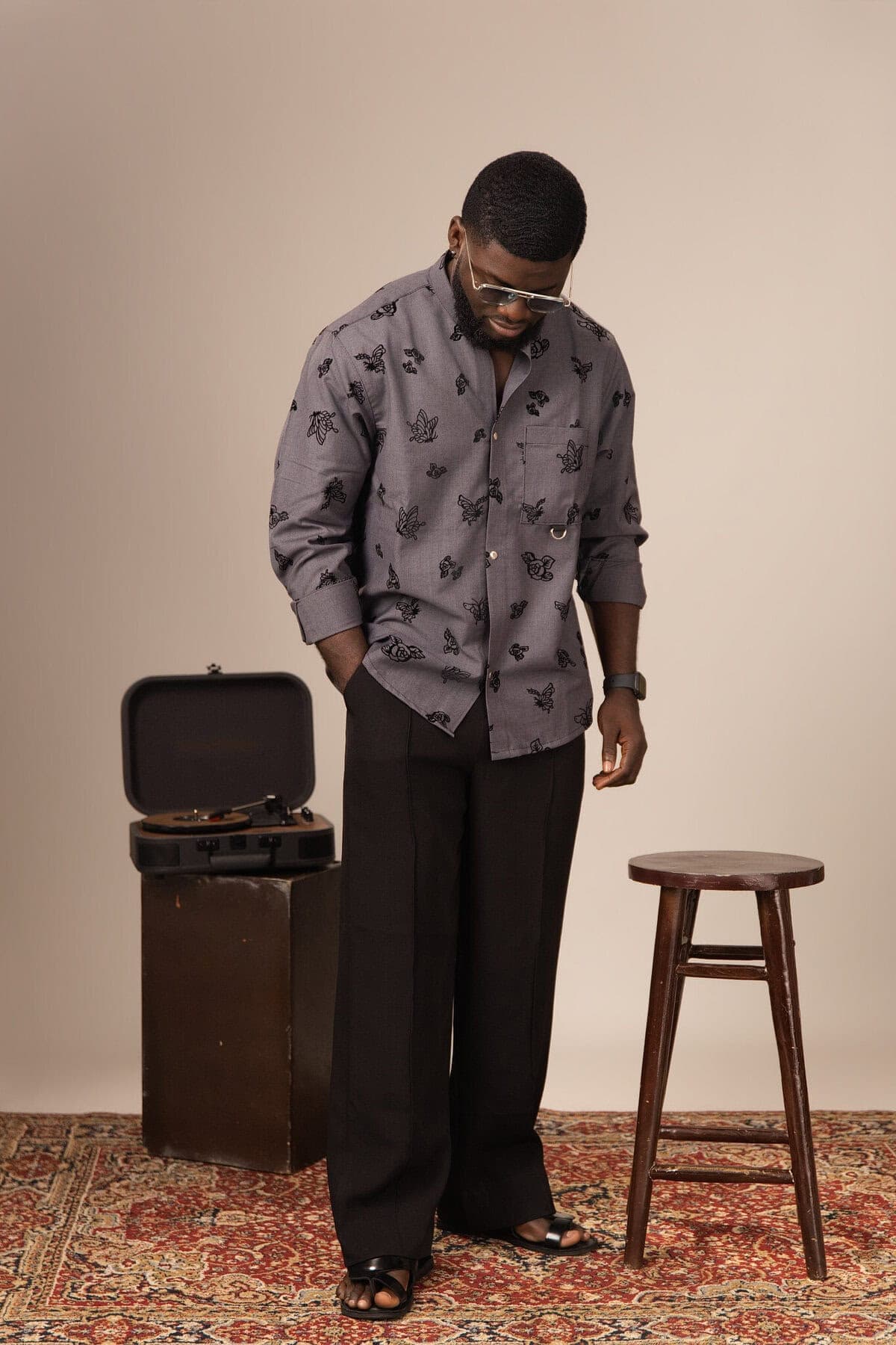 METAMORPHOSIS Mandarin Shirt