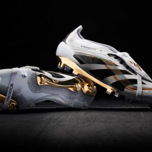 adidas Teamgeist long sleeve t-shirt in black and lime